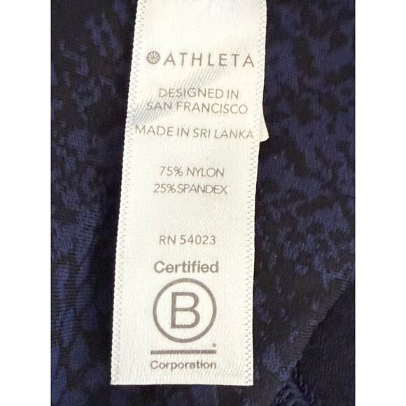 Athleta Ultimate Stash Textured 7/8  Leggings Women’s Size M - Picture 6 of 7